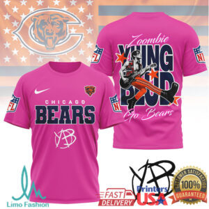 Chicago Bears Official NFL Yungblud Fan 3D Shirt