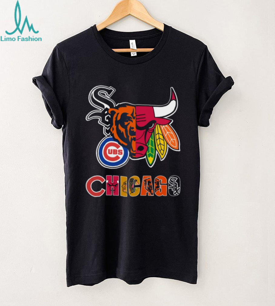 Chicago Sports Fan Mashup T Shirt Chicago Sports Fan Mashup T Shirt