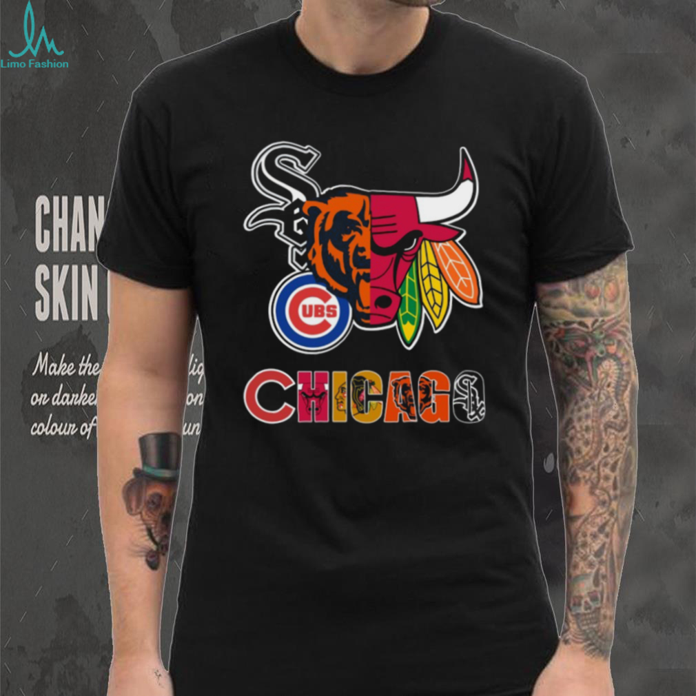 Chicago Sports Fan Mashup T Shirt Chicago Sports Fan Mashup T Shirt