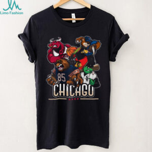Chicago Sports Mascots Unite T Shirt Recovered