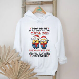 Christmas Minions Singing Best Friend Gift Shirt