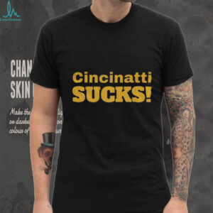 Cincinatti Sucks Pittsburgh Steelers Football NFL Game Day shirt