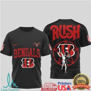 Cincinnati Bengals Official NFL Rush 3D Shirt