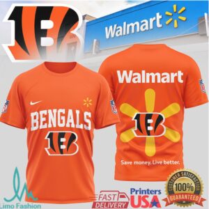 Cincinnati Bengals Official NFL Walmart 3D Shirt Cincinnati Bengals Official NFL Walmart 3D Shirt
