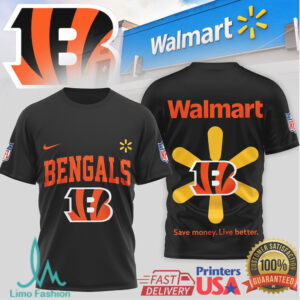 Cincinnati Bengals Official NFL Walmart 3D Shirt