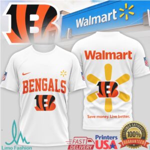 Cincinnati Bengals Official NFL Walmart 3D Shirt