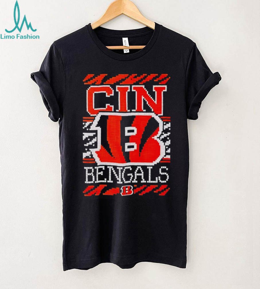Cincinnati Bengals Ugly Sweater Style T Shirt Cincinnati Bengals Ugly Sweater Style T Shirt