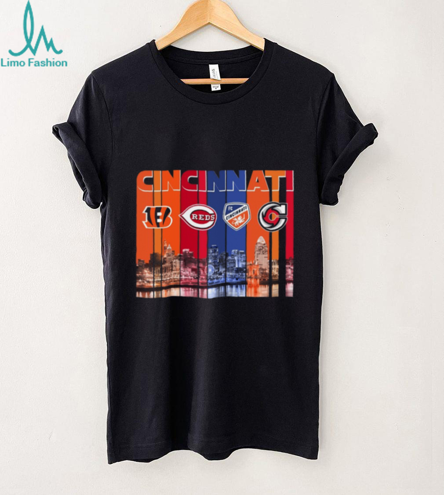 Cincinnati Sports City Skyline Tee Cincinnati Sports City Skyline Tee