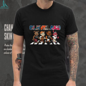 Cleveland Abbey Road Parody T Shirt