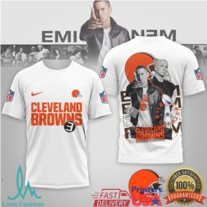 Cleveland Browns Official NFL Eminem 3D Shirt