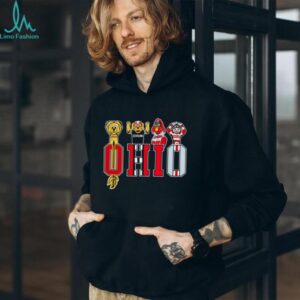 Cleveland Sports Mascots Ohio T Shirt Recovered