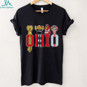 Cleveland Sports Mascots Ohio T Shirt Recovered