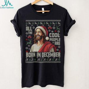 Cool People are Born in December Christian Christmas Bday T Shirt (1)