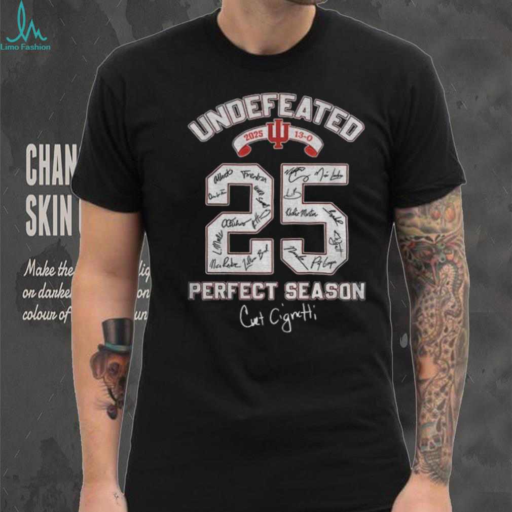 Curt Cignetti coach Indiana Hoosiers Big Champions Undefeated 2025 Perfect Season signature shirt Curt Cignetti coach Indiana Hoosiers Big Champions Undefeated 2025 Perfect Season signature shirt