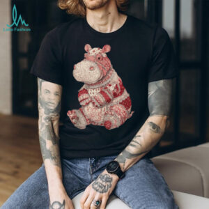 Cute Patchwork Hippo Vintage Floral Quilting Lover Shirt