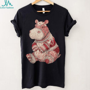 Cute Patchwork Hippo Vintage Floral Quilting Lover Shirt