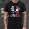 Cute Snoopy and Charlie Brown Philadelphia Sports Phillies X Eagles Skyline T Shirt Cute Snoopy and Charlie Brown Philadelphia Sports Phillies X Eagles Skyline T Shirt