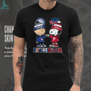 Cute Snoopy And Charlie Brown Philadelphia Sports Phillies X 76ers Skyline T Shirt Cute Snoopy And Charlie Brown Philadelphia Sports Phillies X 76ers Skyline T Shirt