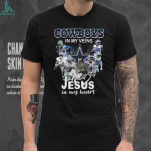 Dallas Cowboys In My Veins Jesus In My Heart T Shirt