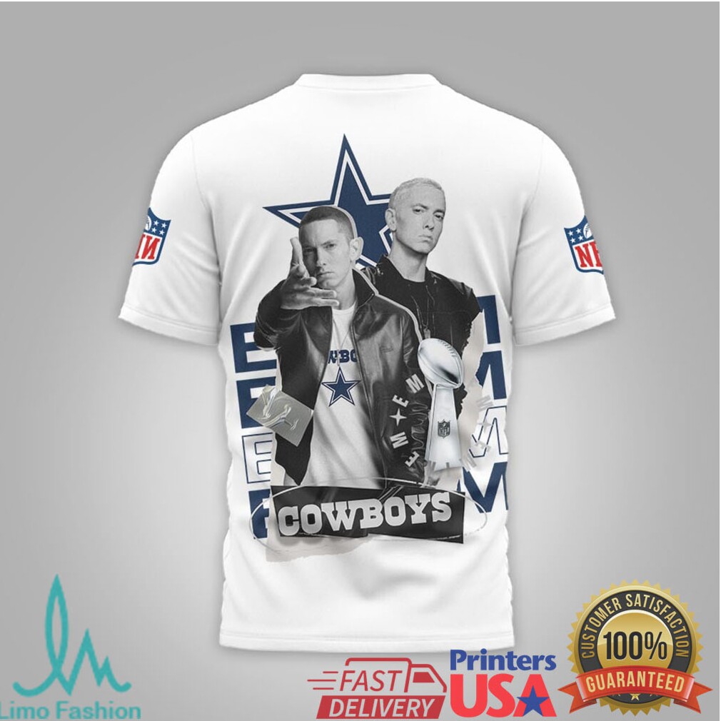 Dallas Cowboys Official NFL Eminem 3D Shirt Dallas Cowboys Official NFL Eminem 3D Shirt