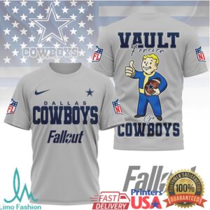 Dallas Cowboys Official NFL Fallout Fan 3D Shirt Dallas Cowboys Official NFL Fallout Fan 3D Shirt