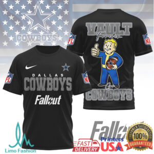 Dallas Cowboys Official NFL Fallout Fan 3D Shirt