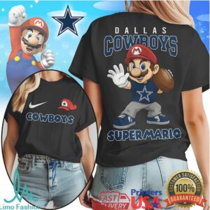 Dallas Cowboys Official NFL Super Mario Shirt Dallas Cowboys Official NFL Super Mario Shirt