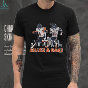 Dandre Swift and Kyle Monangai Chicago Bears Football Shake and Bake NFL 2025 shirt
