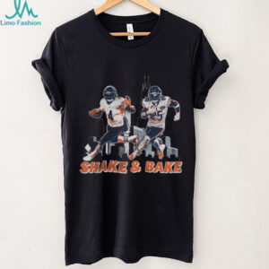 Dandre Swift and Kyle Monangai Chicago Bears Football Shake and Bake NFL 2025 shirt