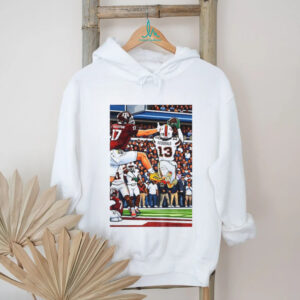 Daylyn Upshaw 13 Miami Hurricanes football NFL cartoon shirt Daylyn Upshaw 13 Miami Hurricanes football NFL cartoon shirt