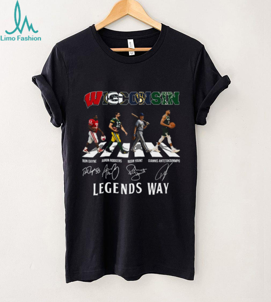 Dayne, Rodgers, Yount, Antetokounmpo Legends Shirt Dayne, Rodgers, Yount, Antetokounmpo Legends Shirt
