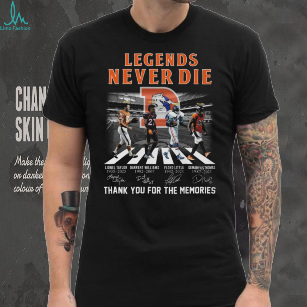 Denver Broncos Legends Never Die Abbey Road T Shirt Denver Broncos Legends Never Die Abbey Road T Shirt