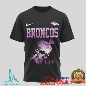 Denver Broncos Official NFL DJ Screw 3D Shirt
