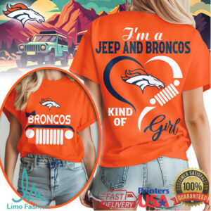 Denver Broncos Official NFL Jeep Girl Women's Shirt