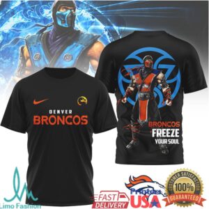 Denver Broncos Official NFL Sub Zero 3D Shirt Denver Broncos Official NFL Sub Zero 3D Shirt