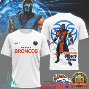 Denver Broncos Official NFL Sub Zero 3D Shirt