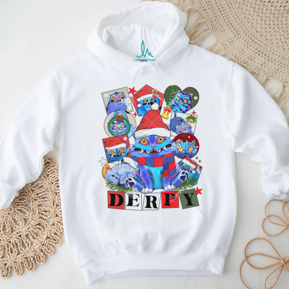 Derpy Merry Xmas Shirt, Kpop Demon Hunters Tiger Derpy Derpy Merry Xmas Shirt, Kpop Demon Hunters Tiger Derpy