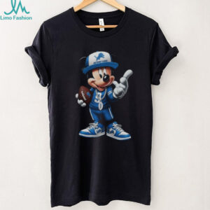 Detroit Lions Football x Mickey Hip Hop T Shirt