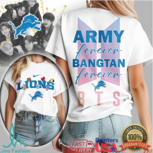 Detroit Lions Official NFL BTS Women Shirt Detroit Lions Official NFL BTS Women Shirt