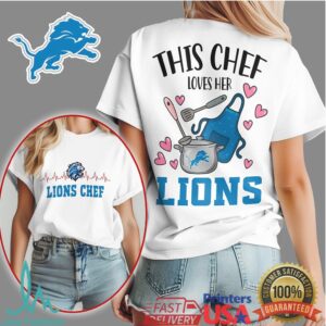 Detroit Lions Official NFL Chef Fan Women’s Shirt Detroit Lions Official NFL Chef Fan Women’s Shirt