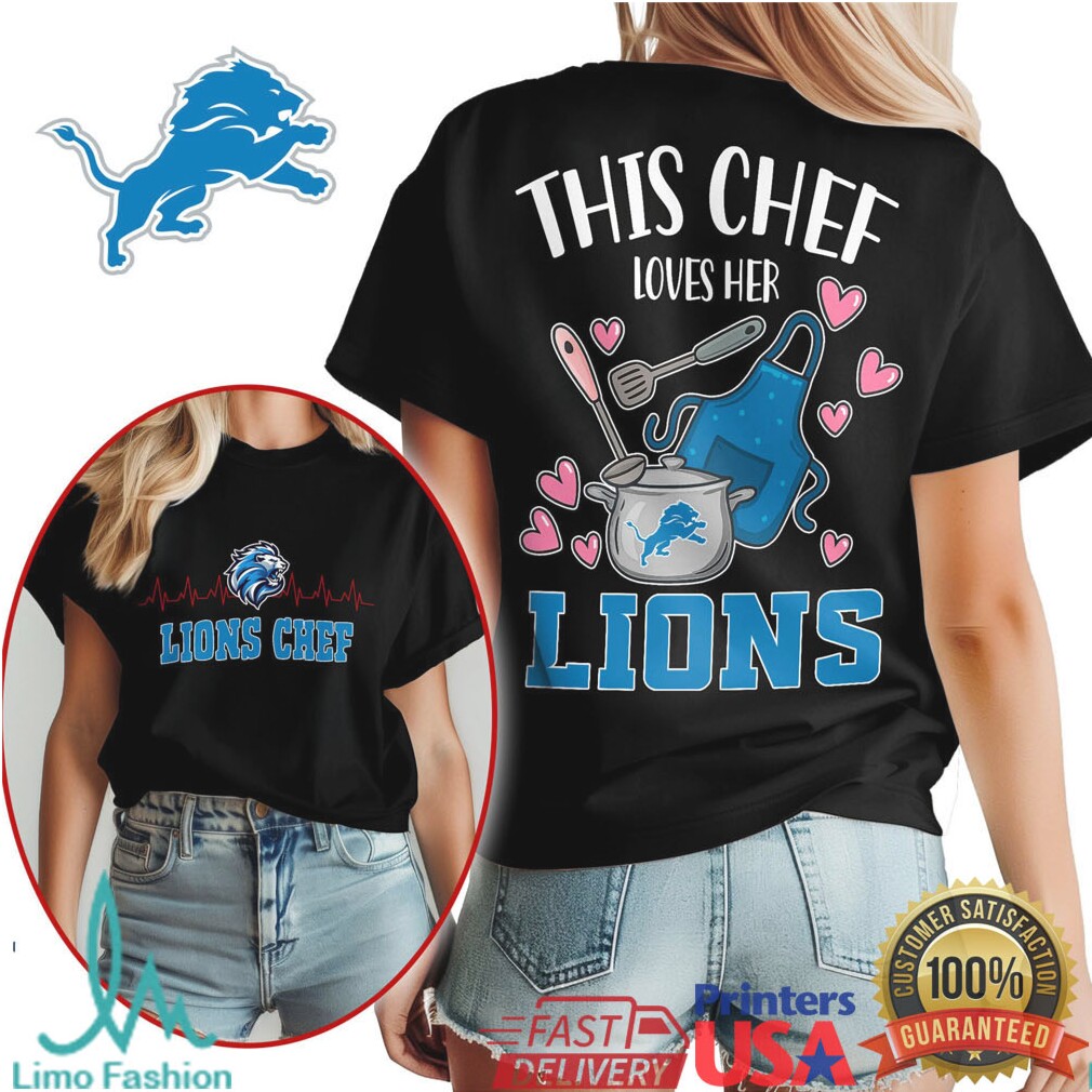 Detroit Lions Official NFL Chef Fan Women’s Shirt Detroit Lions Official NFL Chef Fan Women’s Shirt
