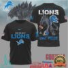 Detroit Lions Official NFL Rocky 3D Shirt Detroit Lions Official NFL Rocky 3D Shirt