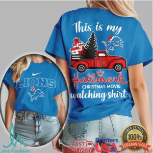 Detroit Lions Official NFL Hallmark Women Shirt