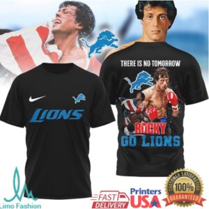 Detroit Lions Official NFL Rocky 3D Shirt Detroit Lions Official NFL Rocky 3D Shirt