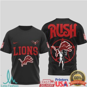 Detroit Lions Official NFL Rush 3D Shirt