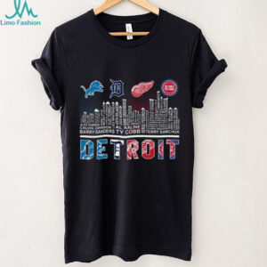 Detroit Sports History Graphic T Shirt Recovered