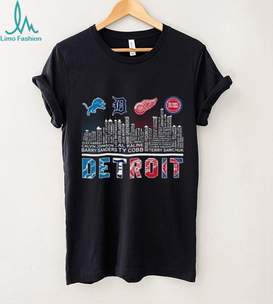 Detroit Sports History Graphic T Shirt Recovered Detroit Sports History Graphic T Shirt Recovered