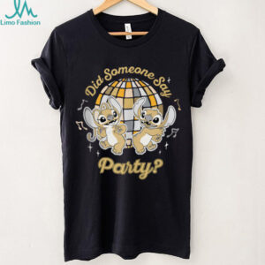 Disney Stitch & Angel Did Someone Say Party_ New Year's Eve Shirt