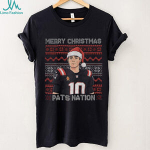 Drake Maye New England Patriots NFL Pats Nation Merry Christmas shirt