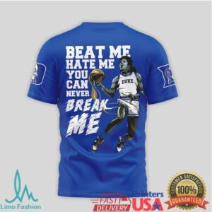 Duke Blue Devils 'Beat Me Hate Me' Fan T shirt